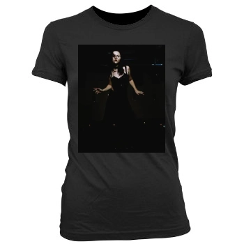 Christina Ricci Women's Junior Cut Crewneck T-Shirt