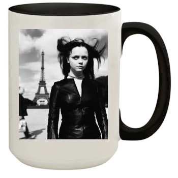 Christina Ricci 15oz Colored Inner & Handle Mug