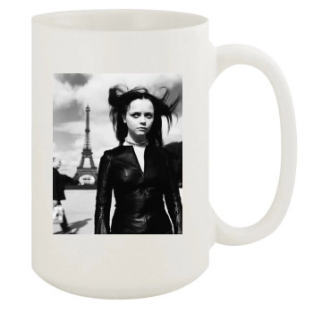 Christina Ricci 15oz White Mug