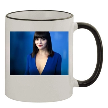 Christina Ricci 11oz Colored Rim & Handle Mug