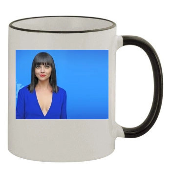 Christina Ricci 11oz Colored Rim & Handle Mug