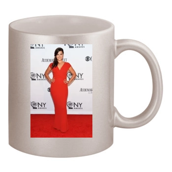 Cote De Pablo 11oz Metallic Silver Mug