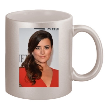 Cote De Pablo 11oz Metallic Silver Mug