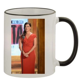 Cote De Pablo 11oz Colored Rim & Handle Mug