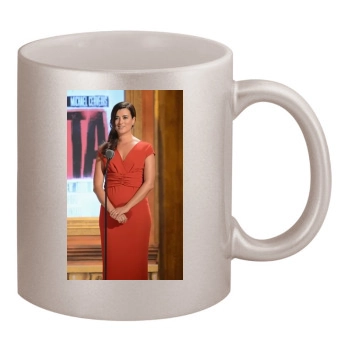 Cote De Pablo 11oz Metallic Silver Mug