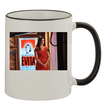 Cote De Pablo 11oz Colored Rim & Handle Mug