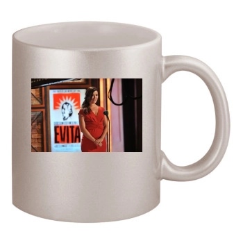 Cote De Pablo 11oz Metallic Silver Mug