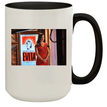 Cote De Pablo 15oz Colored Inner & Handle Mug