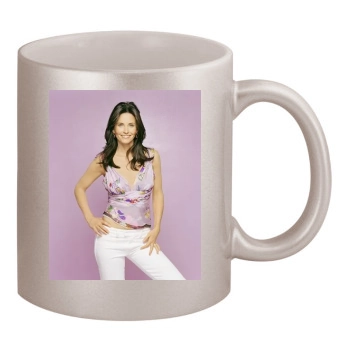 Courteney Cox 11oz Metallic Silver Mug