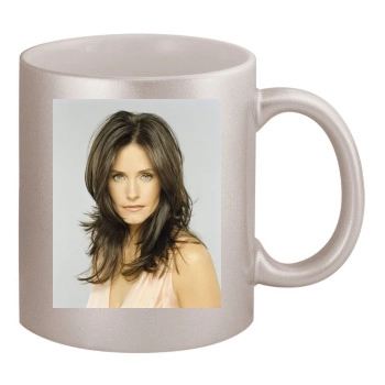 Courteney Cox 11oz Metallic Silver Mug