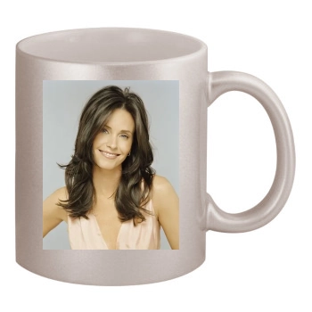 Courteney Cox 11oz Metallic Silver Mug