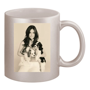 Courteney Cox 11oz Metallic Silver Mug