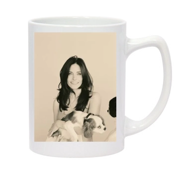 Courteney Cox 14oz White Statesman Mug