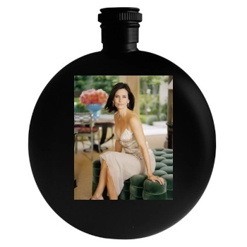 Courteney Cox Round Flask