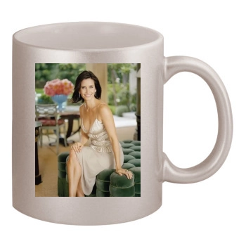 Courteney Cox 11oz Metallic Silver Mug