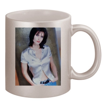 Courteney Cox 11oz Metallic Silver Mug