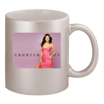 Courteney Cox 11oz Metallic Silver Mug