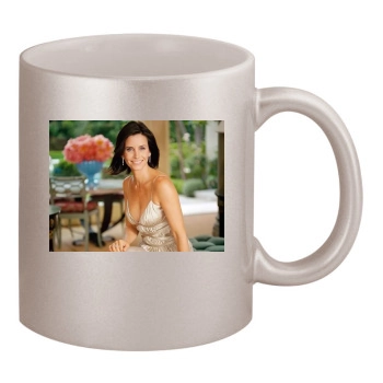 Courteney Cox 11oz Metallic Silver Mug