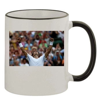 Rafael Nadal 11oz Colored Rim & Handle Mug