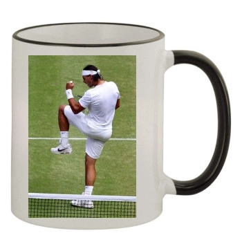 Rafael Nadal 11oz Colored Rim & Handle Mug