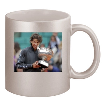 Rafael Nadal 11oz Metallic Silver Mug