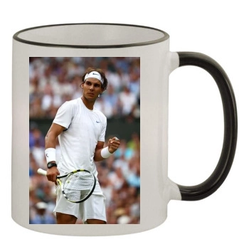 Rafael Nadal 11oz Colored Rim & Handle Mug