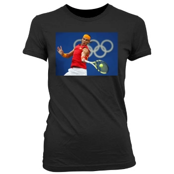 Rafael Nadal Women's Junior Cut Crewneck T-Shirt