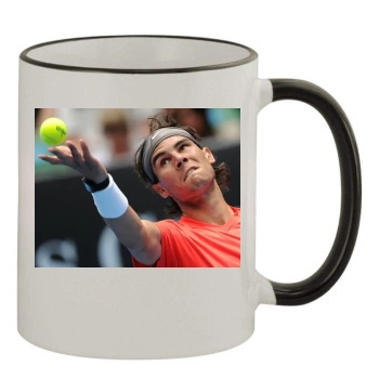 Rafael Nadal 11oz Colored Rim & Handle Mug