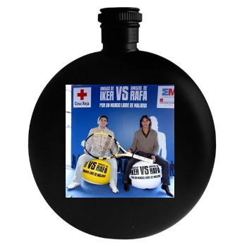 Rafael Nadal Round Flask