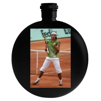 Rafael Nadal Round Flask