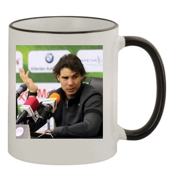 Rafael Nadal 11oz Colored Rim & Handle Mug