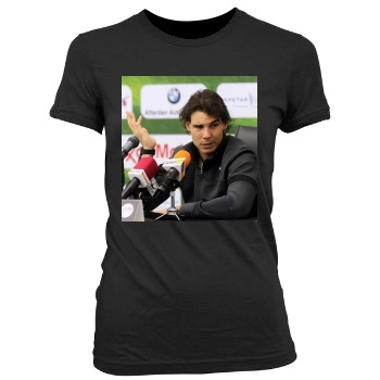 Rafael Nadal Women's Junior Cut Crewneck T-Shirt