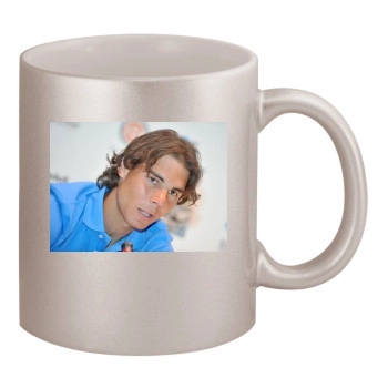 Rafael Nadal 11oz Metallic Silver Mug