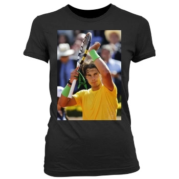 Rafael Nadal Women's Junior Cut Crewneck T-Shirt