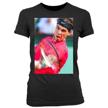 Rafael Nadal Women's Junior Cut Crewneck T-Shirt