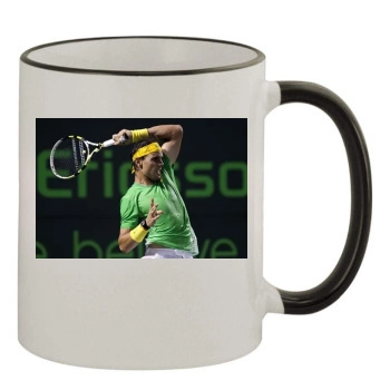 Rafael Nadal 11oz Colored Rim & Handle Mug