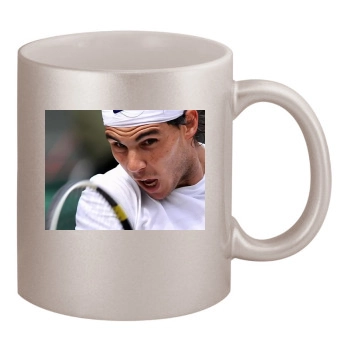 Rafael Nadal 11oz Metallic Silver Mug