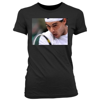 Rafael Nadal Women's Junior Cut Crewneck T-Shirt