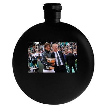 Rafael Nadal Round Flask