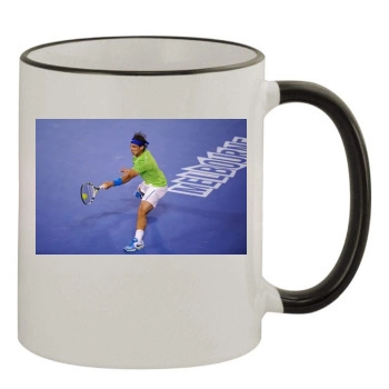 Rafael Nadal 11oz Colored Rim & Handle Mug