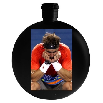 Rafael Nadal Round Flask