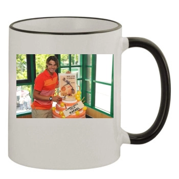 Rafael Nadal 11oz Colored Rim & Handle Mug