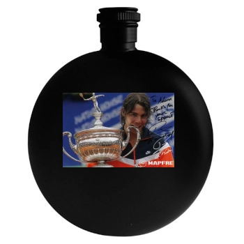 Rafael Nadal Round Flask