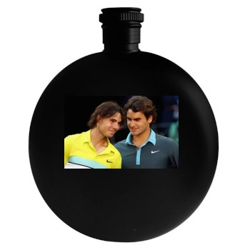 Rafael Nadal Round Flask