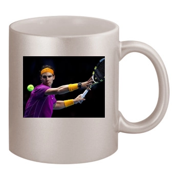 Rafael Nadal 11oz Metallic Silver Mug