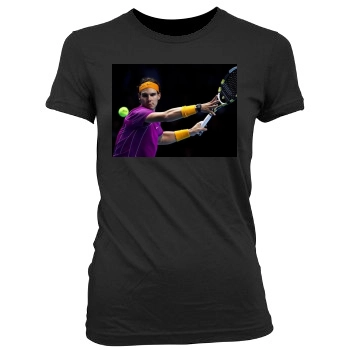 Rafael Nadal Women's Junior Cut Crewneck T-Shirt