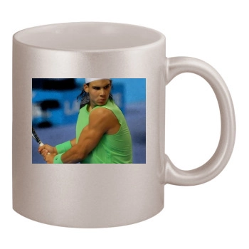 Rafael Nadal 11oz Metallic Silver Mug