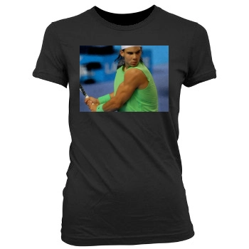 Rafael Nadal Women's Junior Cut Crewneck T-Shirt