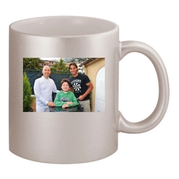 Rafael Nadal 11oz Metallic Silver Mug