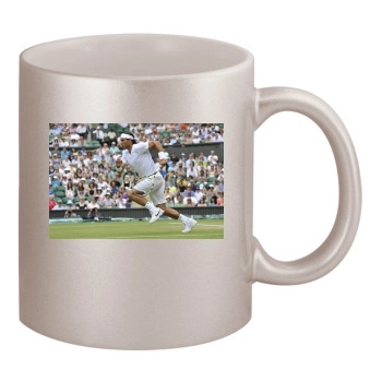 Rafael Nadal 11oz Metallic Silver Mug